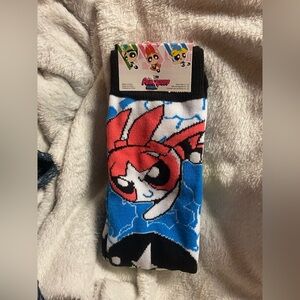 Cartoon Network Powerpuff Girls Socks - Red, Blue, Black, White